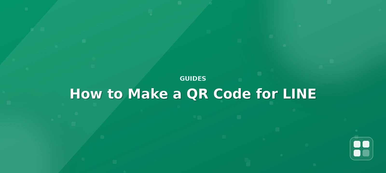 How to Make a QR Code for LINE (Japan, Thailand & Taiwan's Dominant Messaging App) — QR code guide cover illustration