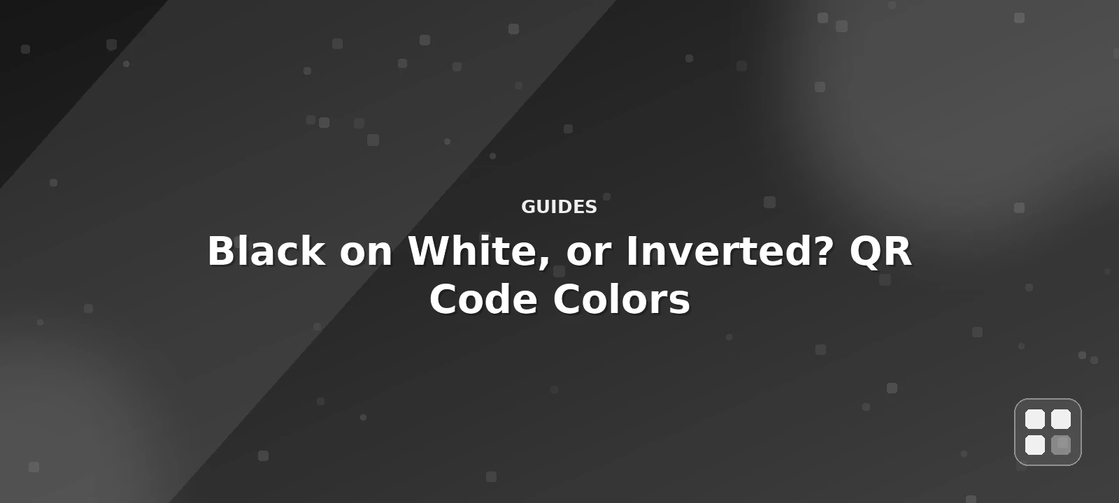 Should a QR Code Be Black on White, or Can You Invert the Colors? — QR code guide cover illustration